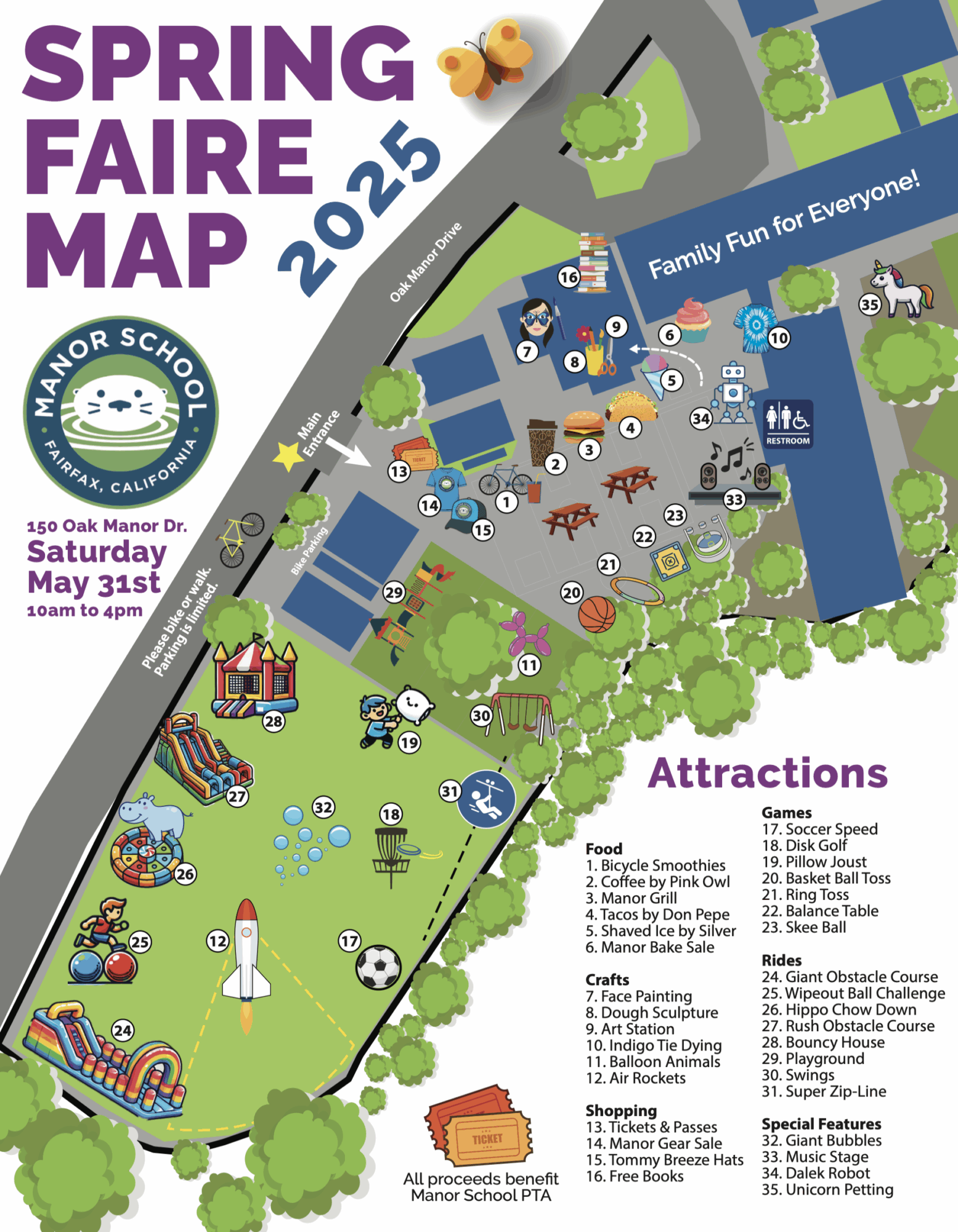 Spring Faire Map 2025
